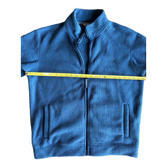 Orvis Blue Fleece Full Zip Collared Medium Jacket - Picture 5 of 7